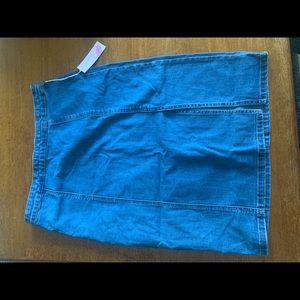 Eva Mendes NY&Co. denim pencil skirt L/14